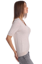 Load image into Gallery viewer, Cashmere V Neck Tee