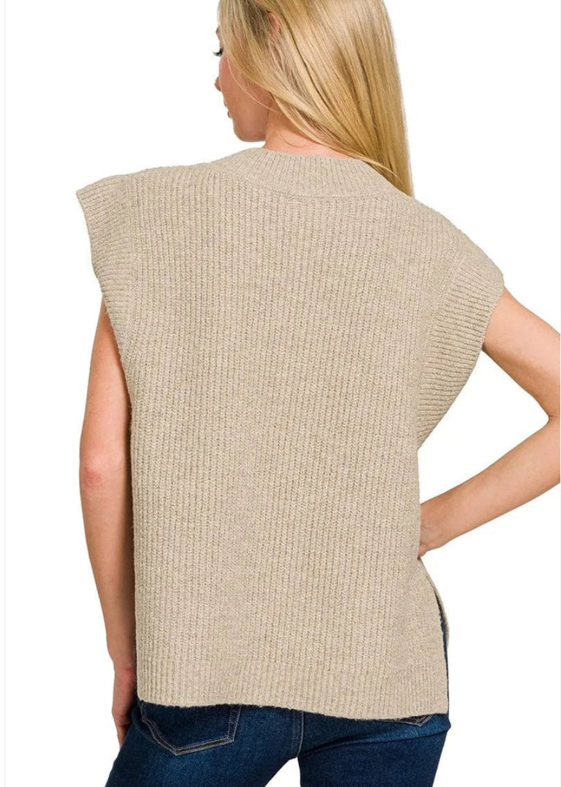 Loose Fit Sweater Vest