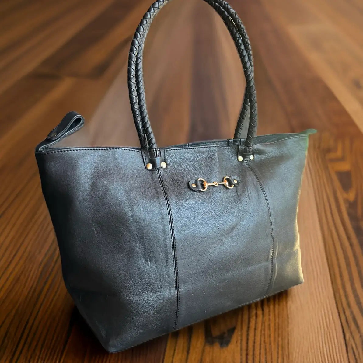 Equestrian Leather Tote