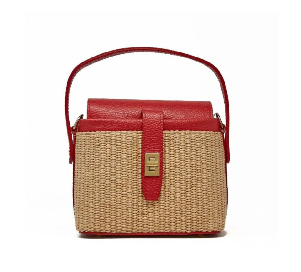 Rattan Leather Handbags