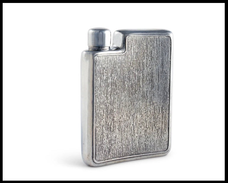 Equestrian Pewter Flask