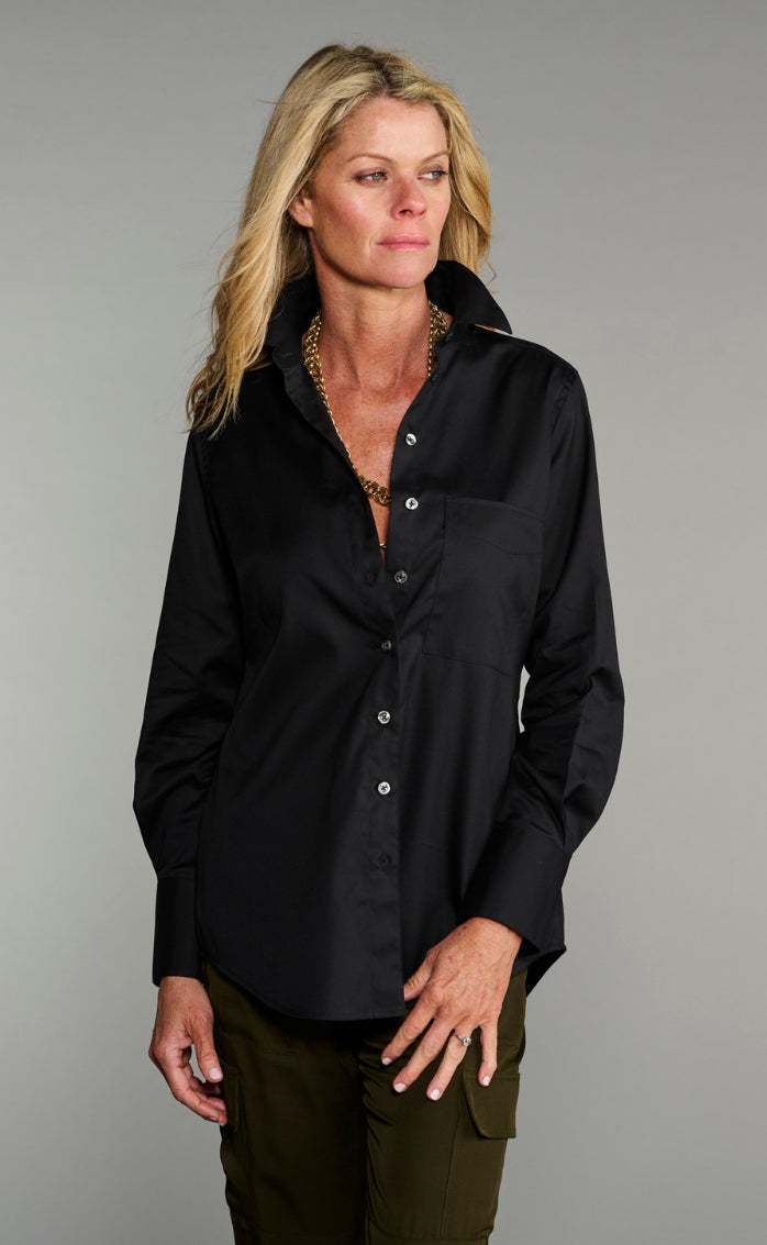 The Mod Pitch-Black Poplin