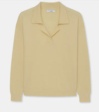 Load image into Gallery viewer, Cashmino Long Sleeve Polo Sweater