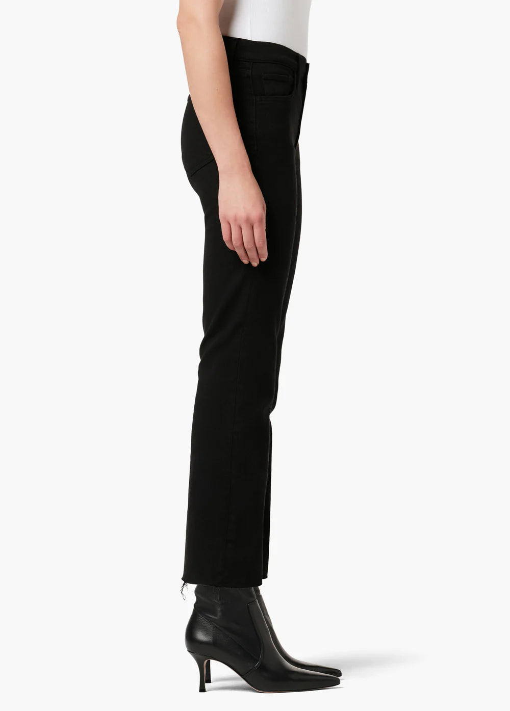 The Callie Raw Hem High Rise Cropped Boot