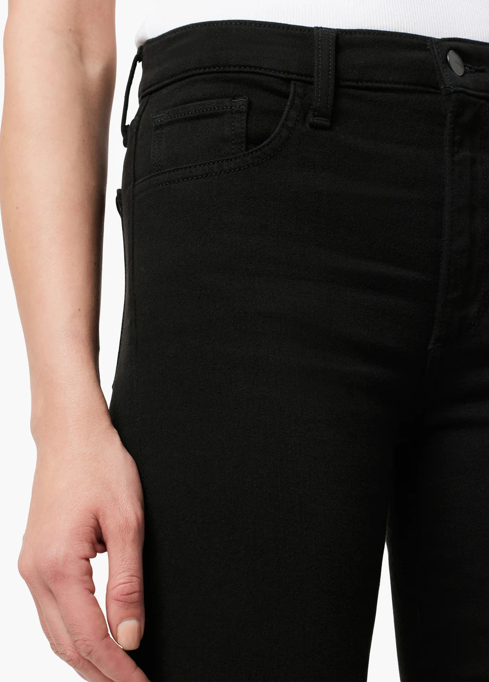 The Callie Raw Hem High Rise Cropped Boot