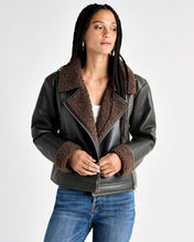 Load image into Gallery viewer, Romy Vegan Leather Jacket