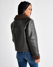 Load image into Gallery viewer, Romy Vegan Leather Jacket