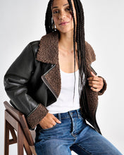 Load image into Gallery viewer, Romy Vegan Leather Jacket
