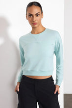 Load image into Gallery viewer, Serene Cropped Long Sleeve Pullover Top