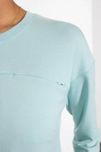 Load image into Gallery viewer, Serene Cropped Long Sleeve Pullover Top