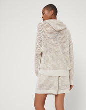 Load image into Gallery viewer, Cotton dazzling net hooded sweater