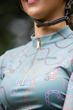 Load image into Gallery viewer, LONG SLEEVE TRAINING TOP CHAIN FOIL PRINT