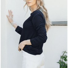 Load image into Gallery viewer, DYLAN LOUNGE TEE IN BLACK