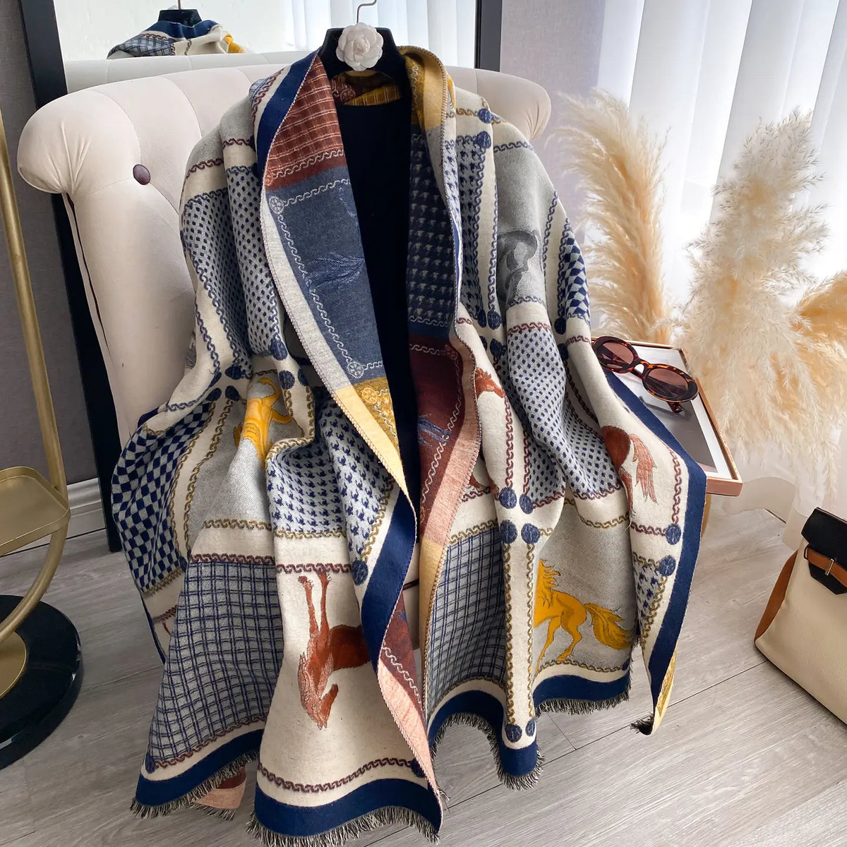 Hermes look scarf