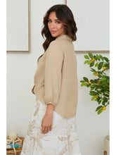 Load image into Gallery viewer, Twist Linen Long Sleeve