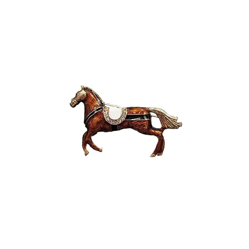 Horse brooch