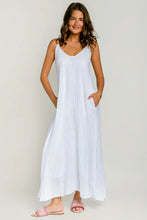 Load image into Gallery viewer, Adjustable Strap Linen Maxi