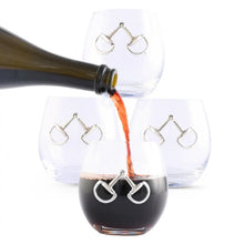 Load image into Gallery viewer, Equestrian Stemless Wine Glass