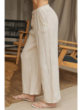 Load image into Gallery viewer, Linen Drawstring Pant