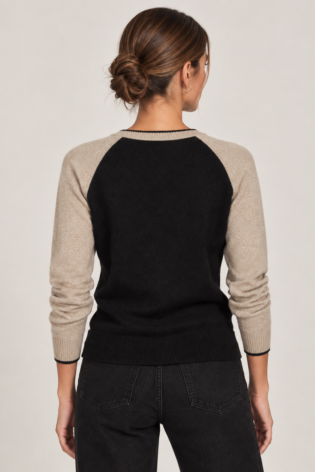 Camille Cashmere Raglan Sweater