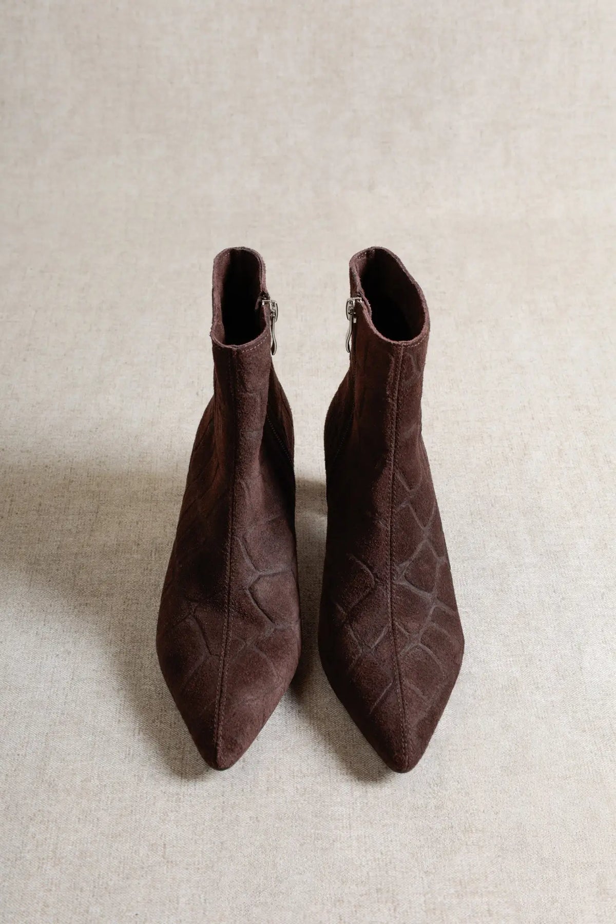 Dina Chocolate Suede Boot
