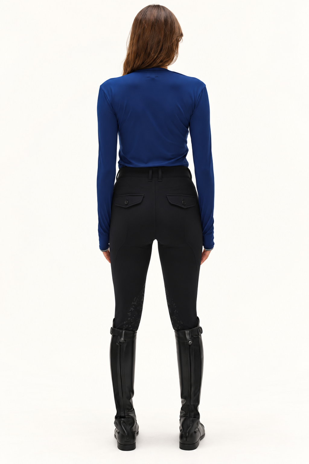 Long-Sleeve Technical Equestrian Shirt