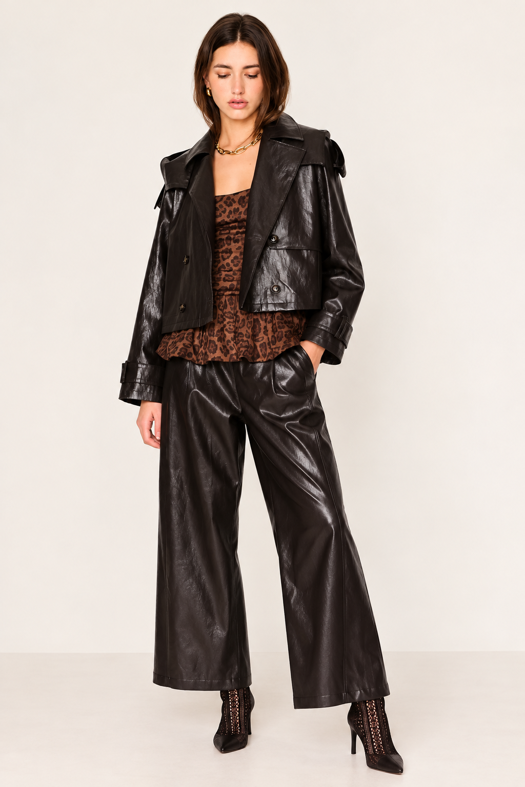 Leather Brown Jacket