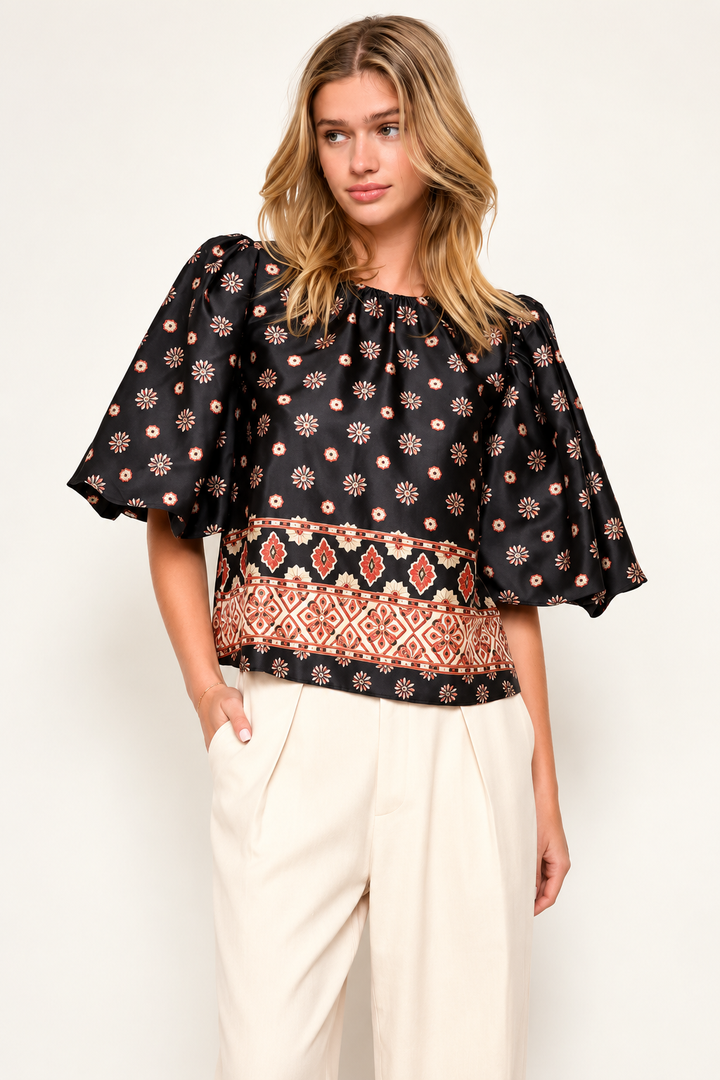 Puff Sleeve Blouse