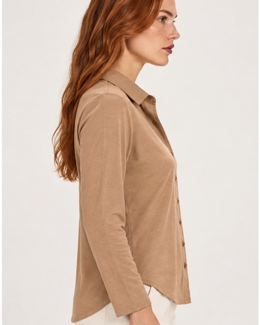 The Classic Button Down Tee