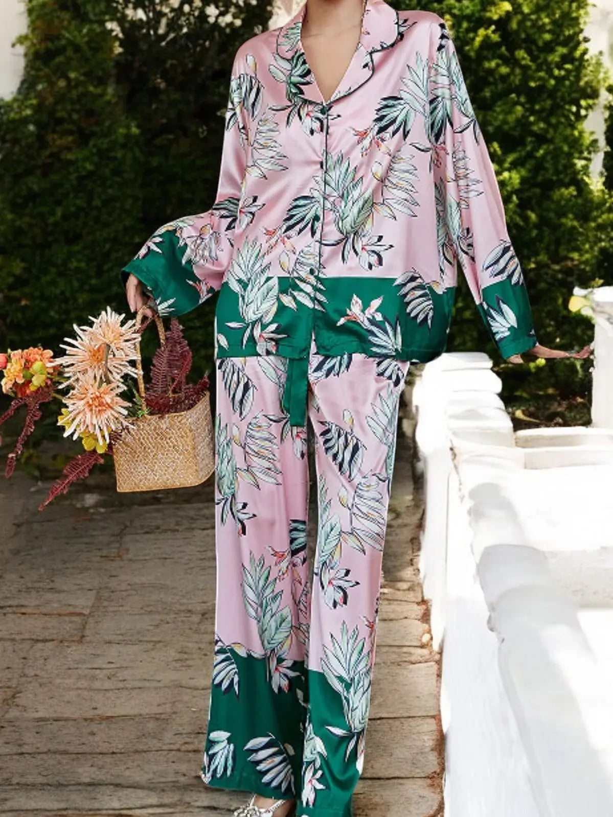 Satin Pajama Set