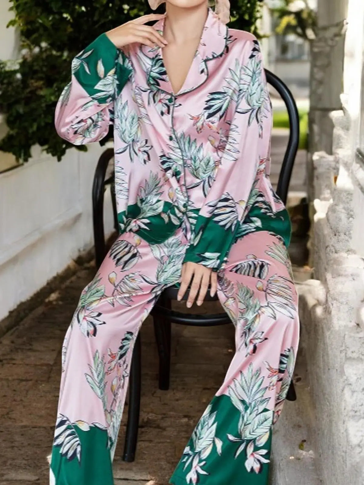 Satin Pajama Set