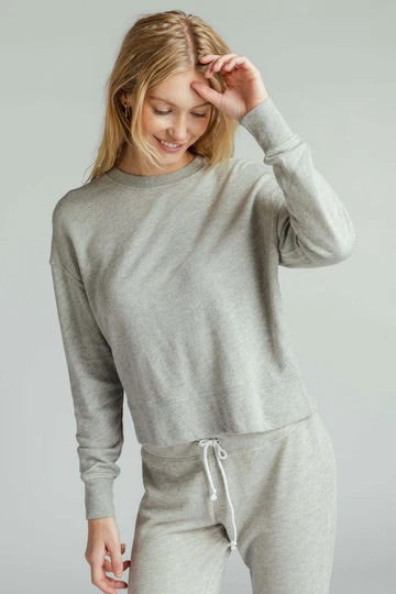 French Terry Pullover Sweatshirt