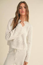 Load image into Gallery viewer, Border knitted Sweater Set
