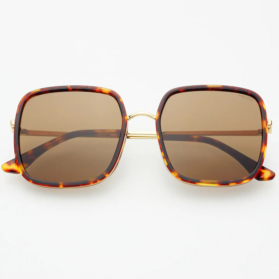 Cosmo Square Sunglasses / Dark Tortoise