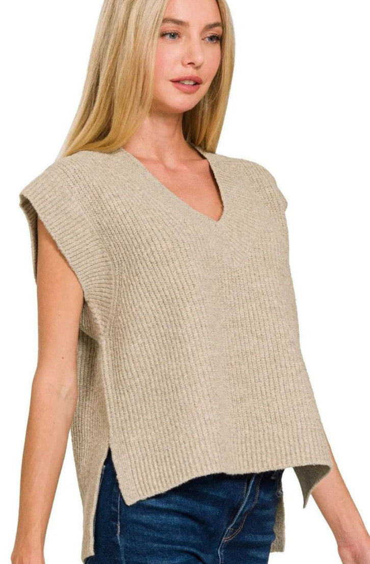 Loose Fit Sweater Vest
