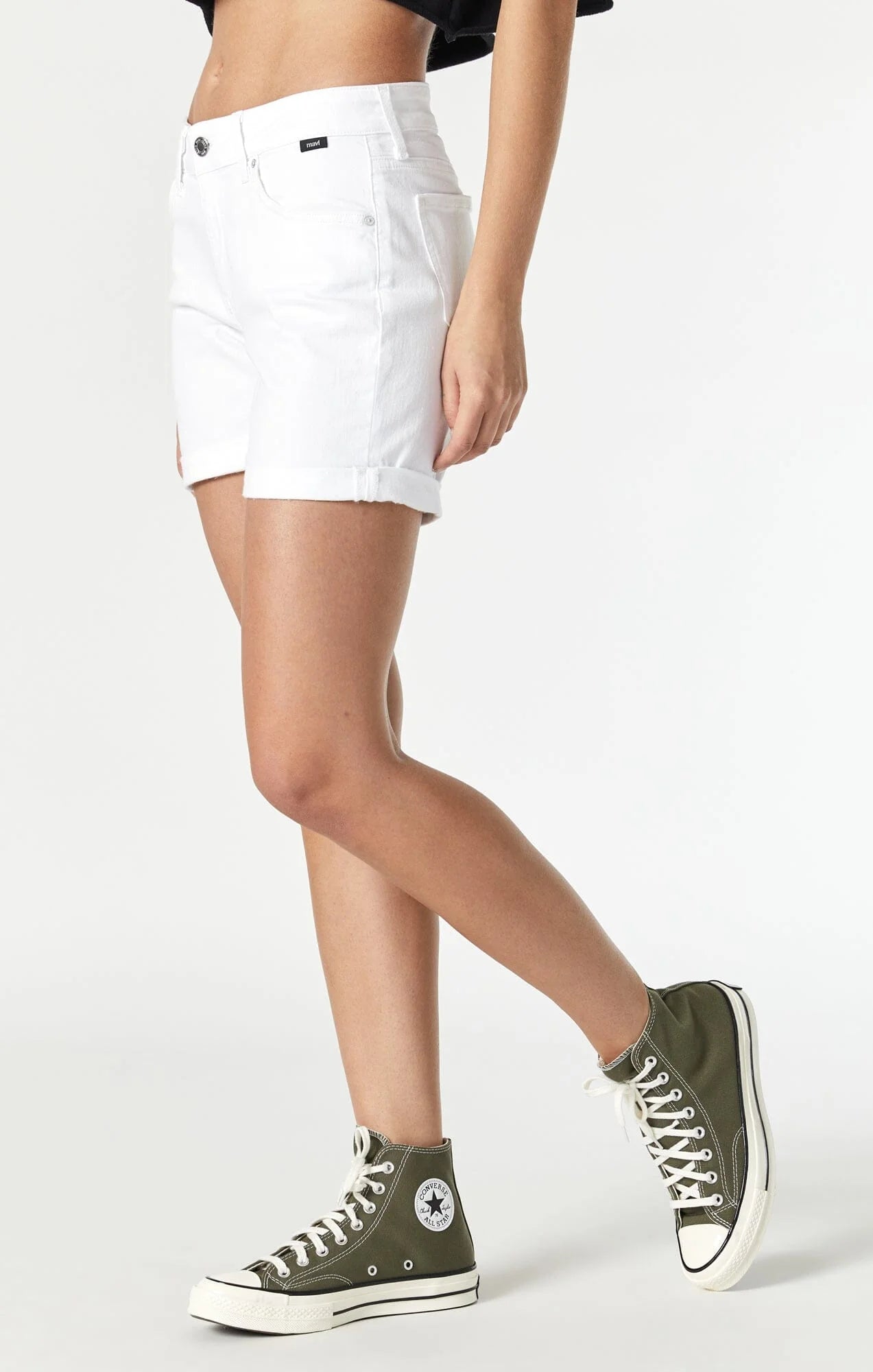 Pixie Boyfriend Shorts White