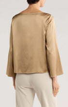 Load image into Gallery viewer, Washed Satin Blouson Top
