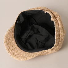 Load image into Gallery viewer, Tweed Newsboy Cabbie Hat
