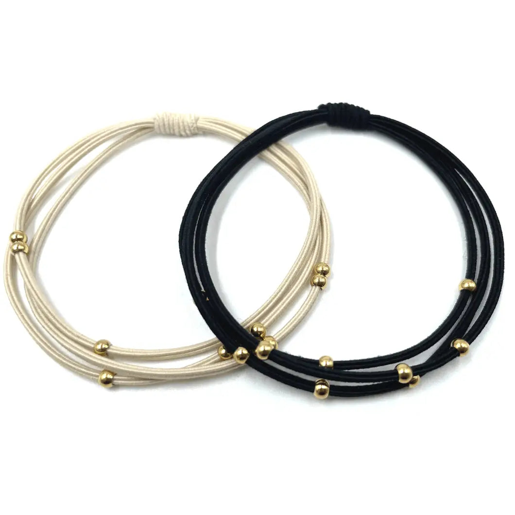 3mm Gold Waterproof bracelet Hairbands