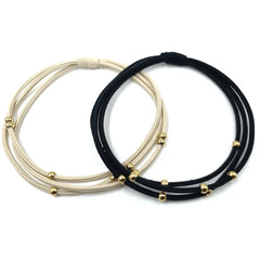 3mm Gold Waterproof bracelet Hairbands
