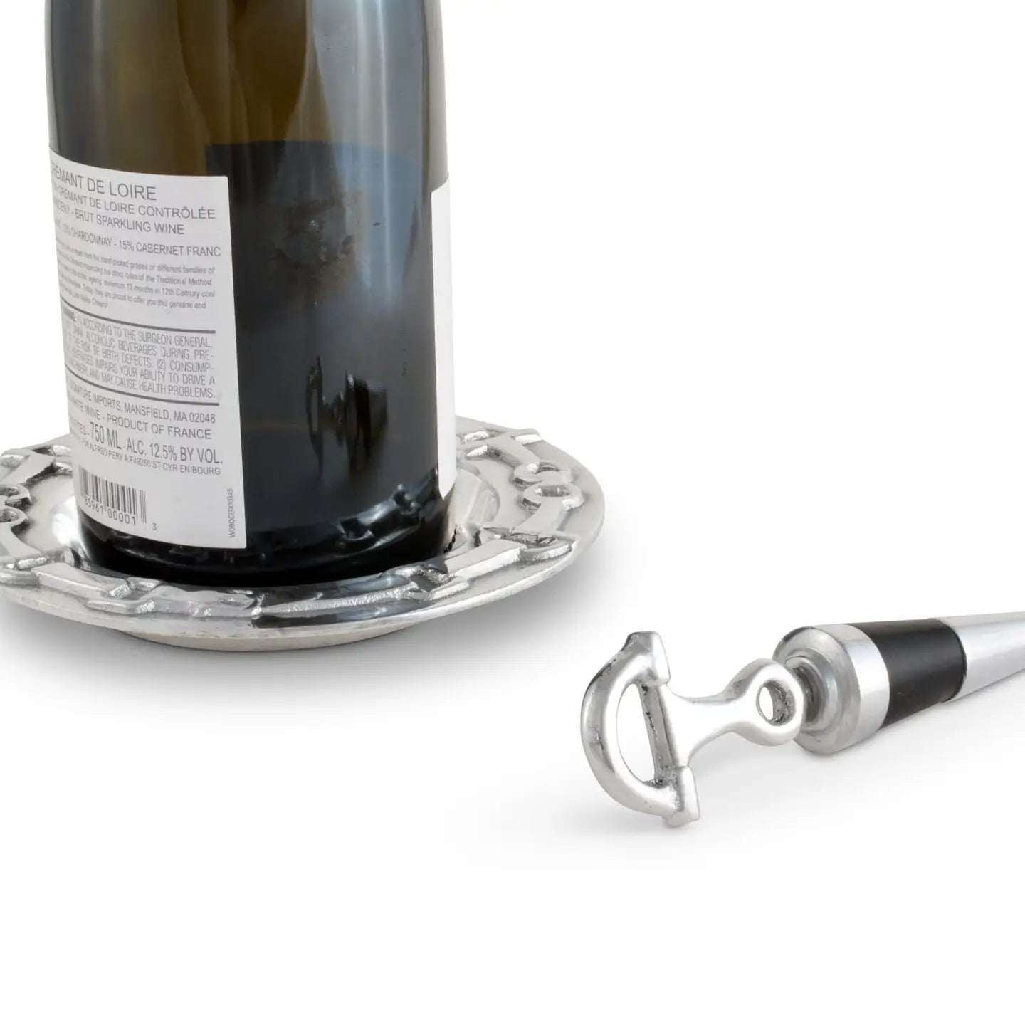 Wine Stopper & Coaster Set