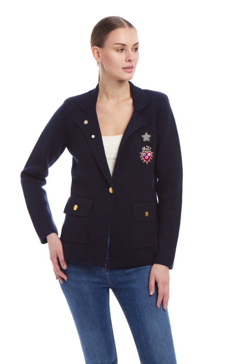 Ecole Knit Blazer