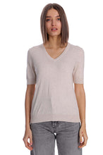 Load image into Gallery viewer, Cashmere V Neck Tee
