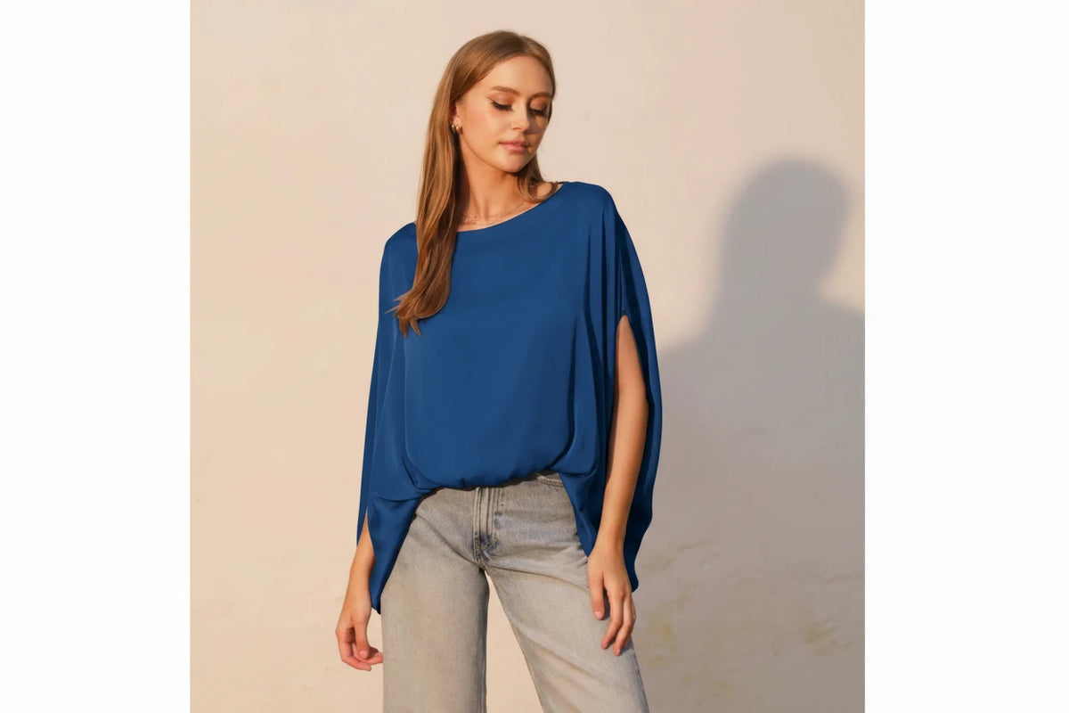 Satin Caftan Blouse