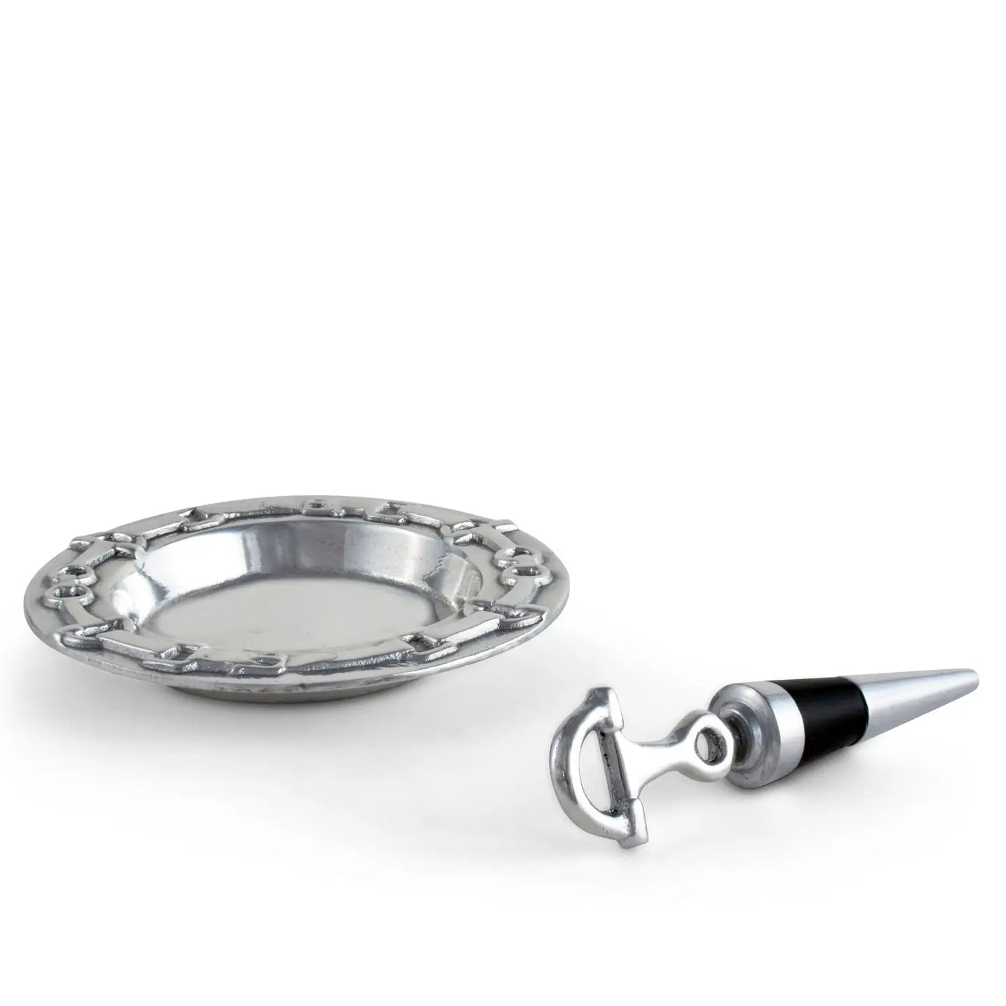Wine Stopper & Coaster Set