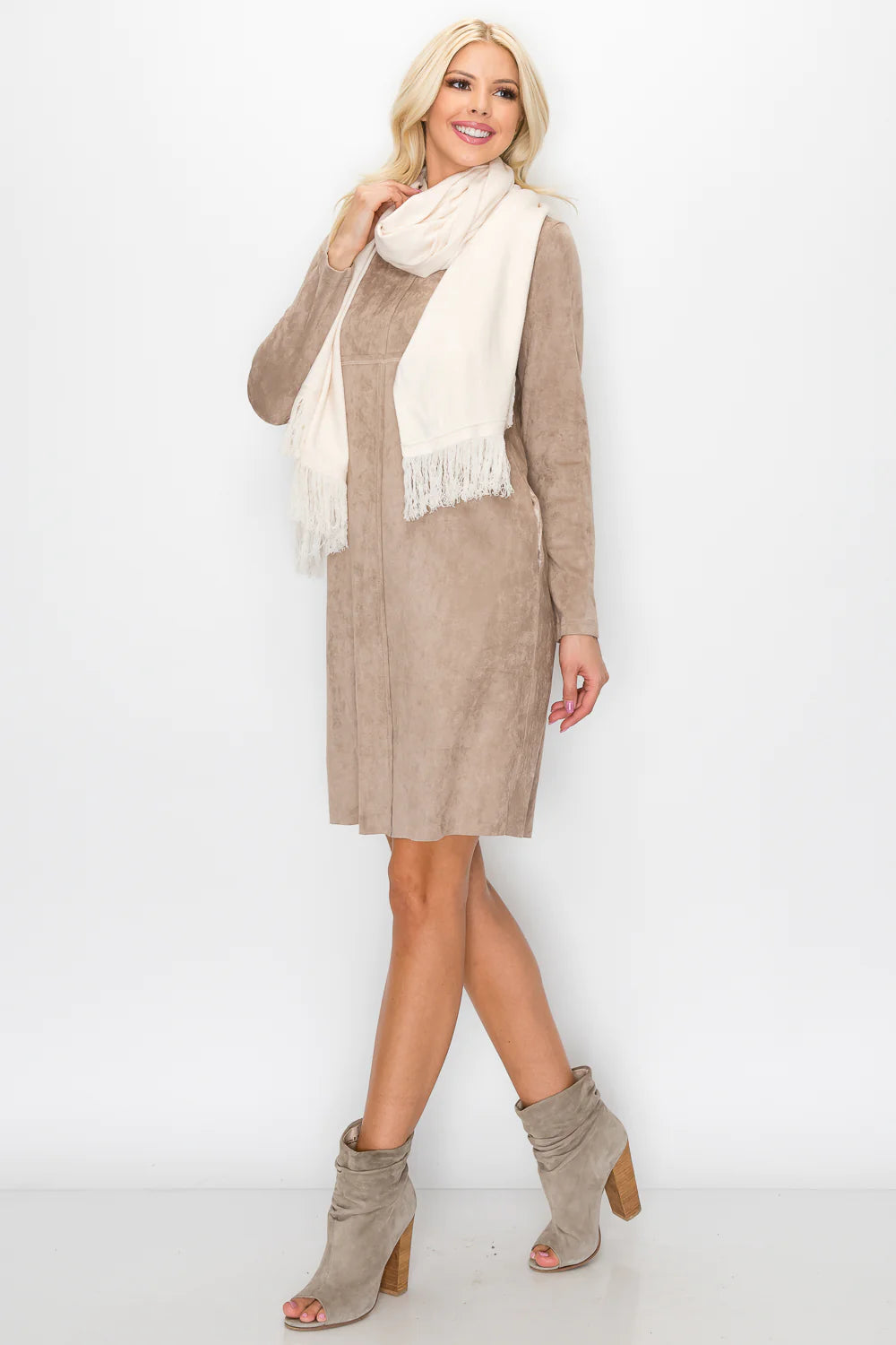Aurora Suede Dress