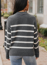 Load image into Gallery viewer, Striped Crew Neck Sweater
