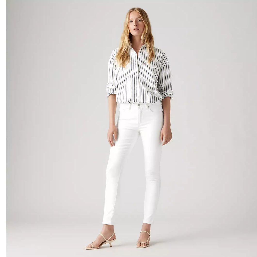 White Vintage Skinny Levis