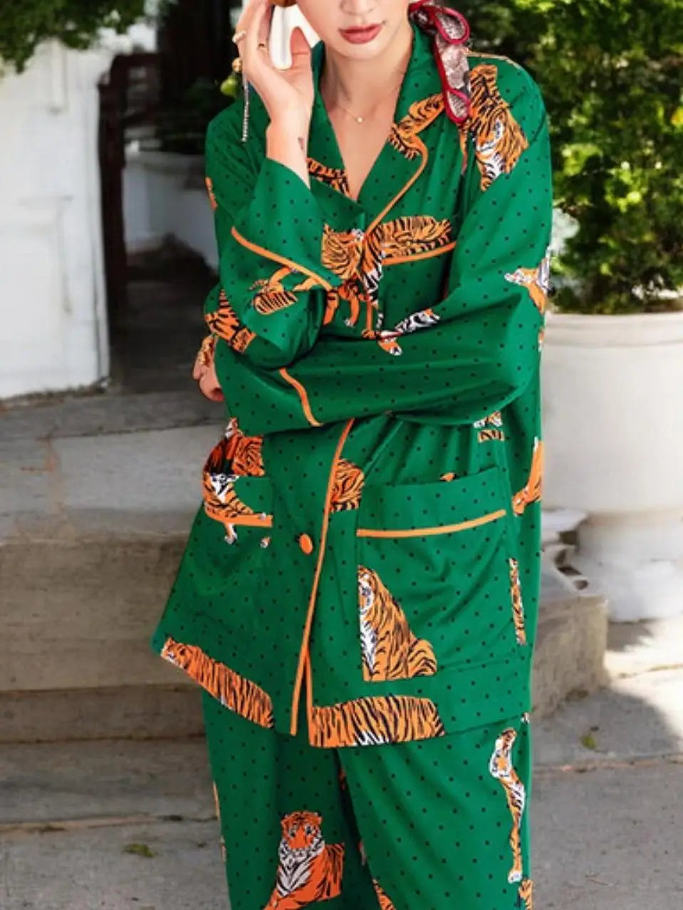 Satin Pajama Set