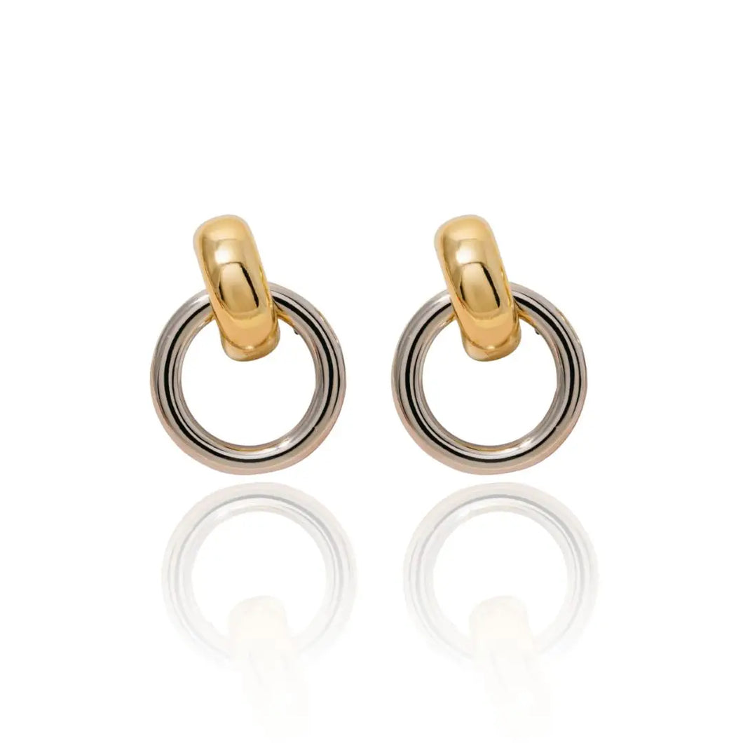Luisa Two Tone Earrings